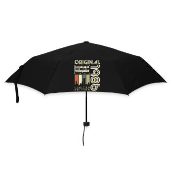 1986 Vintage 40th Birthday Gift Retro - Umbrella (small) - black - Front