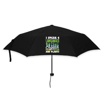 Parler 4 langues Anglais Sarcasme - Parapluie standard - noir - Devant