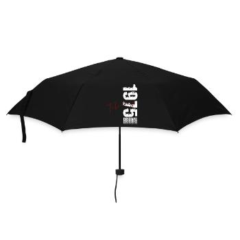 51st Birthday February 1975 Original Vintage - Umbrella (small) - black - Front
