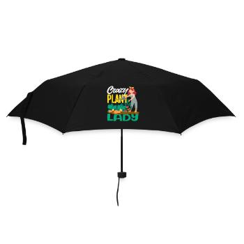 Plant Lover Plant Woman Funny Gardener - Umbrella (small) - black - Front
