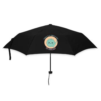 Today Is A Perfect Day To Crochet Funny - Umbrella (small) - black - Front