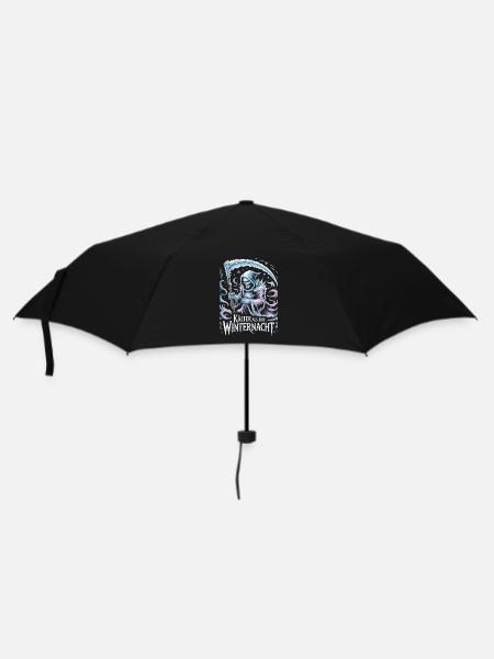 Kälter Als Jede Winternacht Sensenmann Eisiger - Regenschirm (klein) - Schwarz