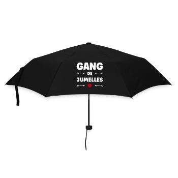 TWIN GANG - Regenschirm (klein) - Schwarz - Vorne