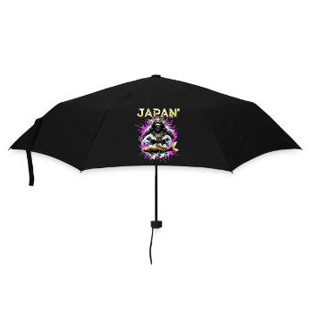 Cyber Samurai – Japan Warrior - Umbrella (small) - black - Front