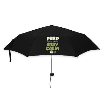 Le calme l’emporte sur la panique, le mode de vie, - Parapluie standard - noir - Devant