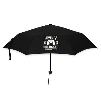 Level 7 Unlocked - Umbrella (small) - black - Front