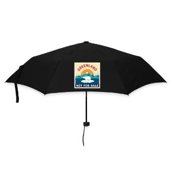 Groenland Pas à vendre Ours polaire - Parapluie standard - noir - Devant