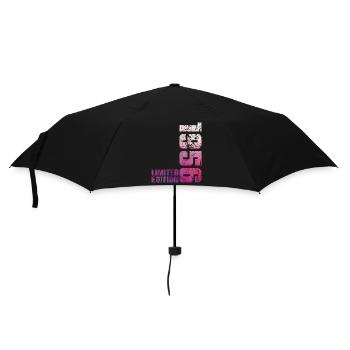 70th Birthday Man Woman 70 Years 1956 Gift - Umbrella (small) - black - Front