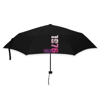 50. Geburtstag Mann Frau 50 Jahre 1976 Geschenk - Regenschirm (klein) - Schwarz - Vorne
