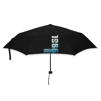 60th Birthday Man Woman 60 Years 1966 Gift - Umbrella (small) - black - Front