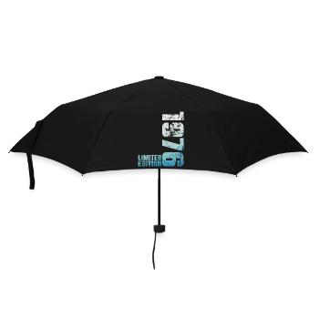 50. Geburtstag Mann Frau 50 Jahre 1976 Geschenk - Regenschirm (klein) - Schwarz - Vorne
