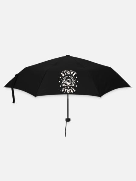 Bowling - Regenschirm (klein) - Schwarz