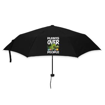 Plant Lovers Over People Succulent Plant - Umbrella (small) - black - Front
