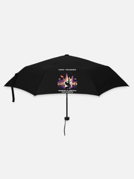 Ereignis ausgelöst | Flamenco Spanien Fiesta - Regenschirm (klein) - Schwarz