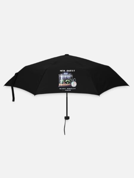 Neue Quest: Luftfeuchte regeln | Terrarium - Regenschirm (klein) - Schwarz