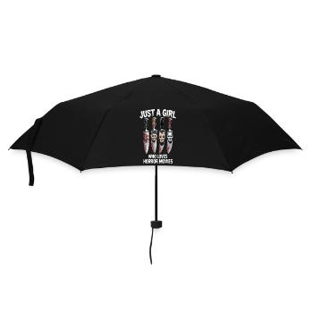 Just A Girl Who Loves Horror Movies - Umbrella (small) - black - Front
