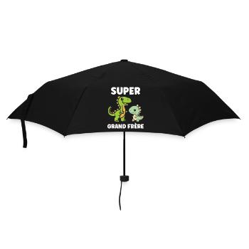 Super Grand Frère Dinosaures - Parapluie standard - noir - Devant
