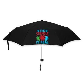 Fan de jeux d’argent : La lutte est un vrai casino - Parapluie standard - noir - Devant