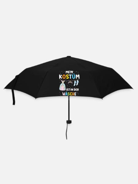 My Costume Is in the Laundry – Funny Carnival - Umbrella (small) - black