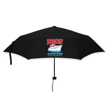 Bootabenteuer Entdecke Meer - Regenschirm (klein) - Schwarz - Vorne