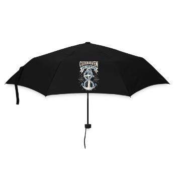 North Sea Holiday CUXHAVEN AHOY ADVENTURE Funny - Umbrella (small) - black - Front