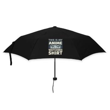 Fokus an: Das ultimative Anime-Shirt - Regenschirm (klein) - Schwarz - Vorne