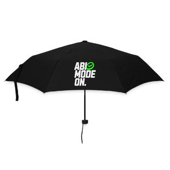 ABI MODE ON - Regenschirm (klein) - Schwarz - Vorne