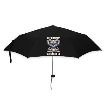 Guten Morgen Ganz Dünnes Eis Koala Schlafmützen - Umbrella (small) - black - Front