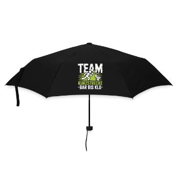  Team Kurzstrecke Bar Bis Klo Lustiger Party - Regenschirm (klein) - Schwarz - Vorne