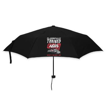 Voiture manuelle, entraînée classiquement - Parapluie standard - noir - Devant