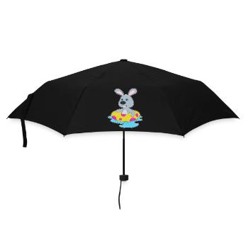 Été de la piscine de natation Bunny - Parapluie standard - noir - Devant