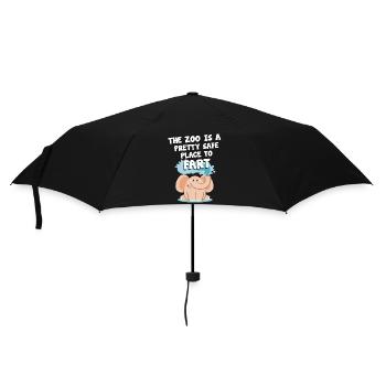 Safari Africa Serengeti Wildlife Savannah Elephant - Umbrella (small) - black - Front