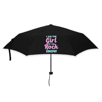 Pastel Rockgirl Statement - Umbrella (small) - black - Front