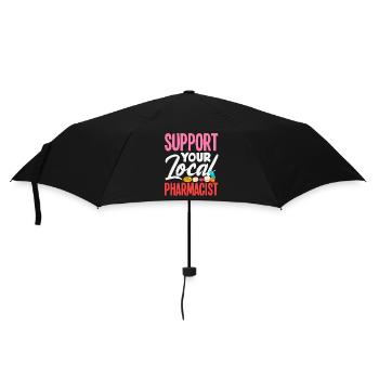 Support your local pharmacist - Umbrella (small) - black - Front