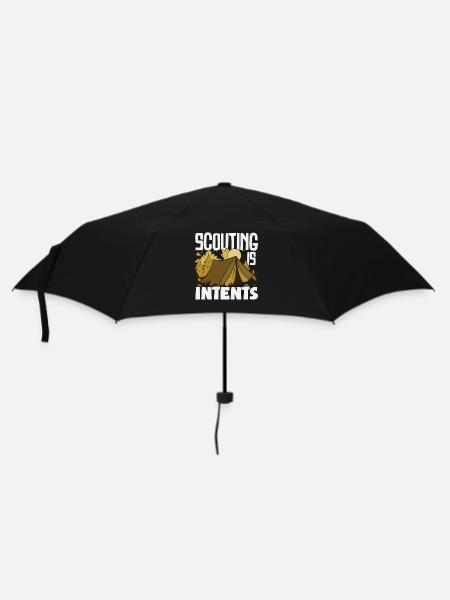 Scouting Is Itents Funny Scout - Regenschirm (klein) - Schwarz