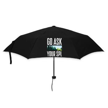 Demandez à votre Spl Scout Scouting Camping - Parapluie standard - noir - Devant