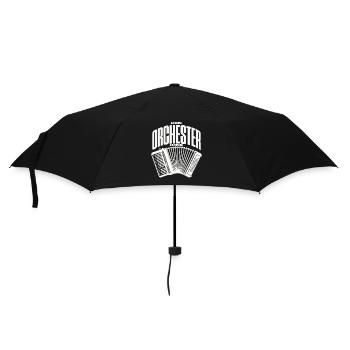 Kein Orchester ohne Akkordeon für Akkordeonspieler - Regenschirm (klein) - Schwarz - Vorne