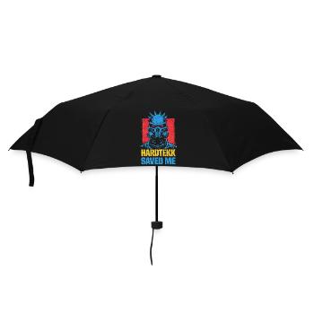 Hardtekk Tekke Ostdeutschland - Regenschirm (klein) - Schwarz - Vorne