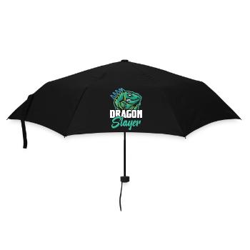  Dragon Hunter Reptile Hunting Gear Lizard Iguana - Regenschirm (klein) - Schwarz - Vorne
