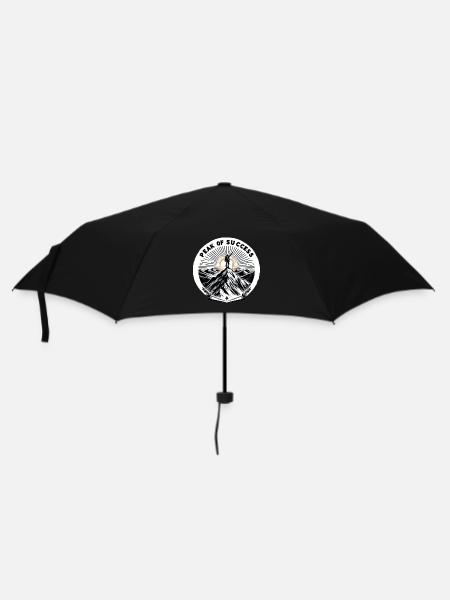 Gipfel des Erfolgs - Regenschirm (klein) - Schwarz