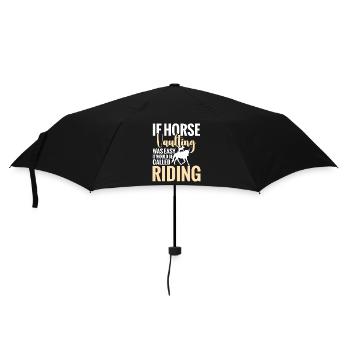  Horse Vaulter Gear Artistic Equestrian Horse - Umbrella (small) - black - Front