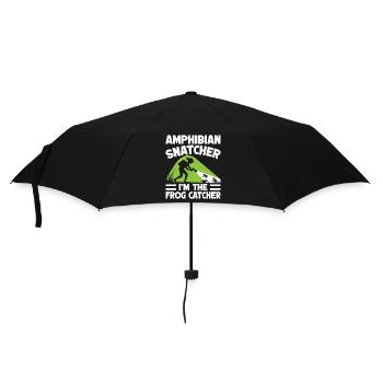 Frog Catcher Amphibian Snatcher Frog - Regenschirm (klein) - Schwarz - Vorne