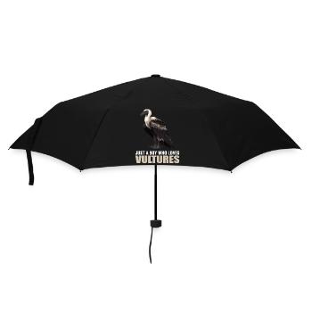 Geier - Regenschirm (klein) - Schwarz - Vorne