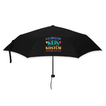I don't need a costume, I look good - Umbrella (small) - black - Front