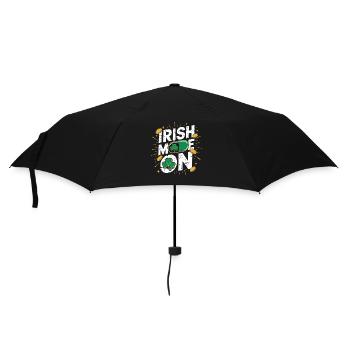 Irish Mom Shamrock Gold Fiesta - Umbrella (small) - black - Front