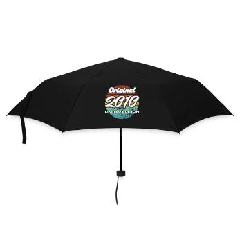 16. Geburtstag 2010 Jungen und Mädchen Geschenk - Regenschirm (klein) - Schwarz - Vorne