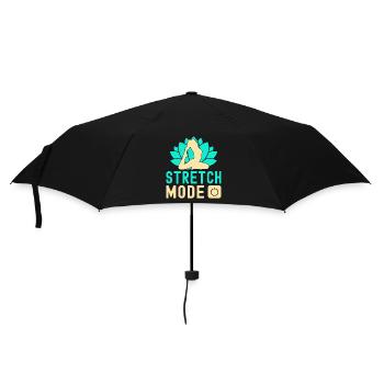 Mode étirement de yoga sur Funny Yoga - Parapluie standard - noir - Devant