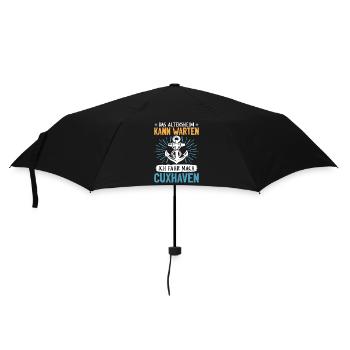 Opa ALTERSHEIM KANN WARTEN ICH FAHR NACH - Regenschirm (klein) - Schwarz - Vorne