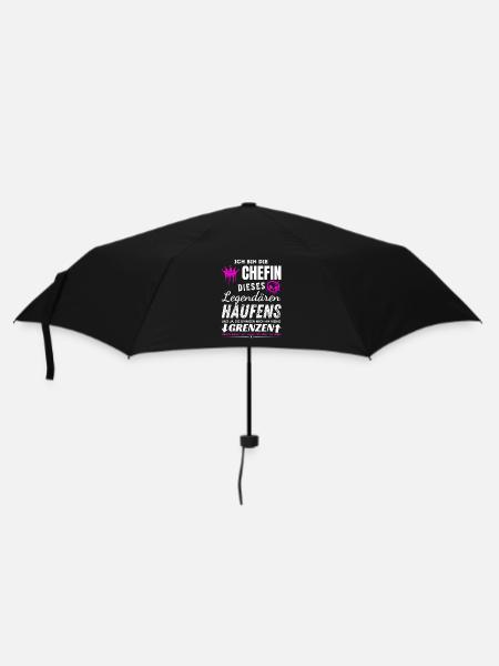 Chefin dieses legendären Haufens Chefin Geschenke - Umbrella (small) - black