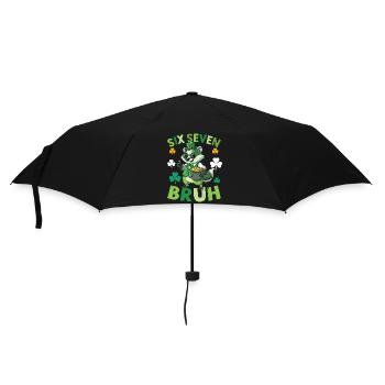 St. Patrick's Day Raccoon - Umbrella (small) - black - Front